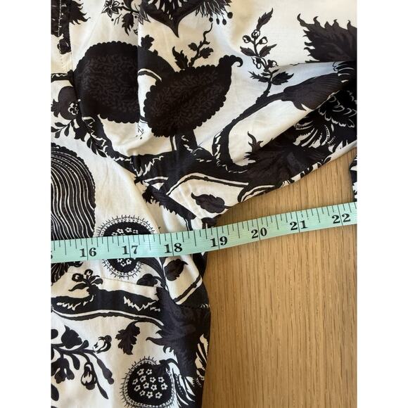 J. Crew Ruffled Slim Perfect Shirt in Ratti® Sunflower Floral Print Size 4 2252 - Picture 8 of 10